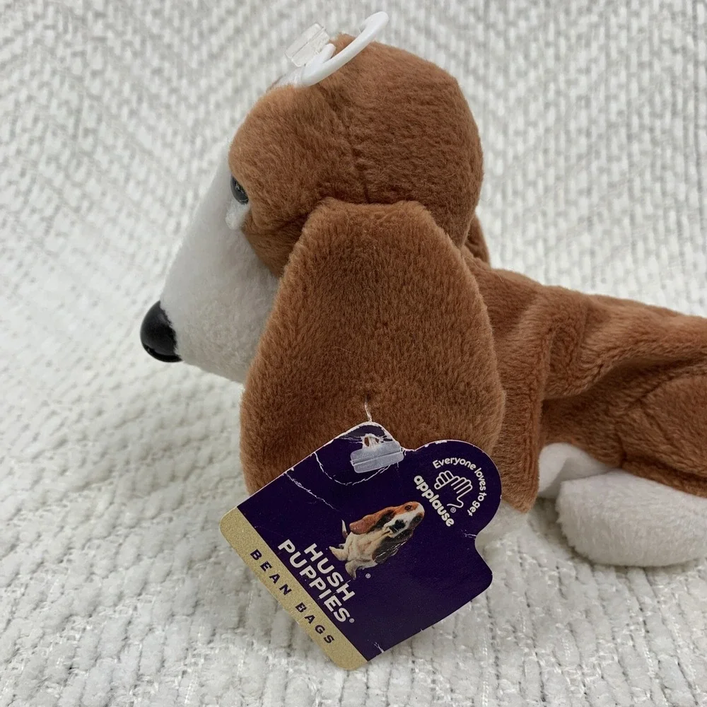 Vintage Applause‎ Hush Puppies Bassett Hound Dog Plush Stuffed Animal 6